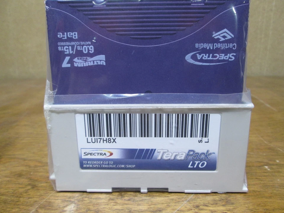 10x 6TB to 15TB NEW Open Box Spectra LTO-7 Media Pack, 1x TeraPack Ultrium 7 - Image 2 of 4