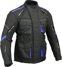 Motorcycle Jacket for Men, Weather Resistant Cordura Textile Fabric for Enduro