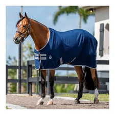 HORSEWARE IRELAND Amigo Navy/Titanium Grey and Silver Stable Sheet (ADRF22-BJI0)