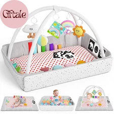 Baby Play Gym Mat Tummy Time Mat Activity Center for Newborn Infant Gifts Babies