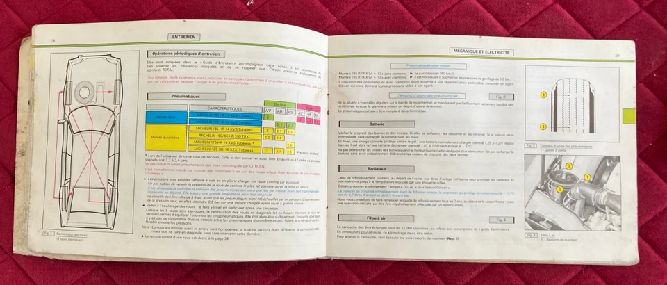 CITROEN CX Libretto Uso e Manutenzione - Immagine 2 di 3