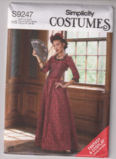 9247 SIMPLICITY - COSTUME: BOLERO CORSET  SKIRT - Sz: 6/8/10/12/14