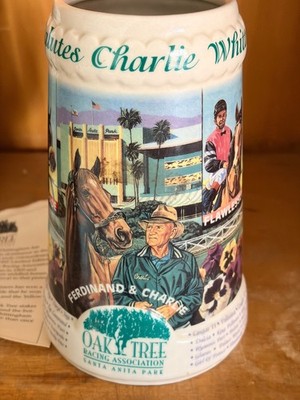 Santa Anita Park 1995 Oak Tree Ferdinand & Charlie Limited Edition Beer Stein