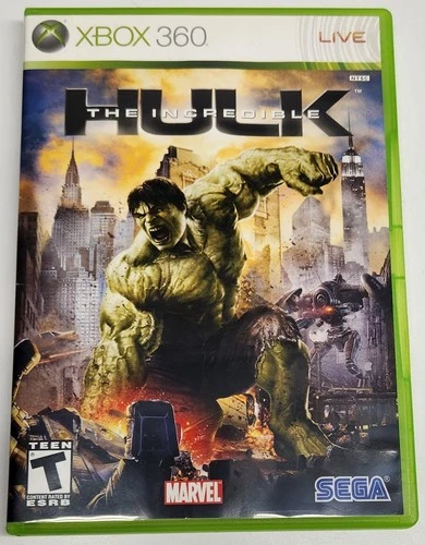 The Incredible Hulk (Microsoft Xbox 360, 2008) Complete, Tested