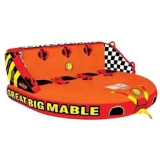 Airhead Great Big Mable | 1-4 Rider Towable Tube for Boating