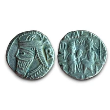 PARTHIAN KINGDOM: Vologese IV AR Tetradrachm | c. 147-191 AD | 13.09g | 26.2 mm