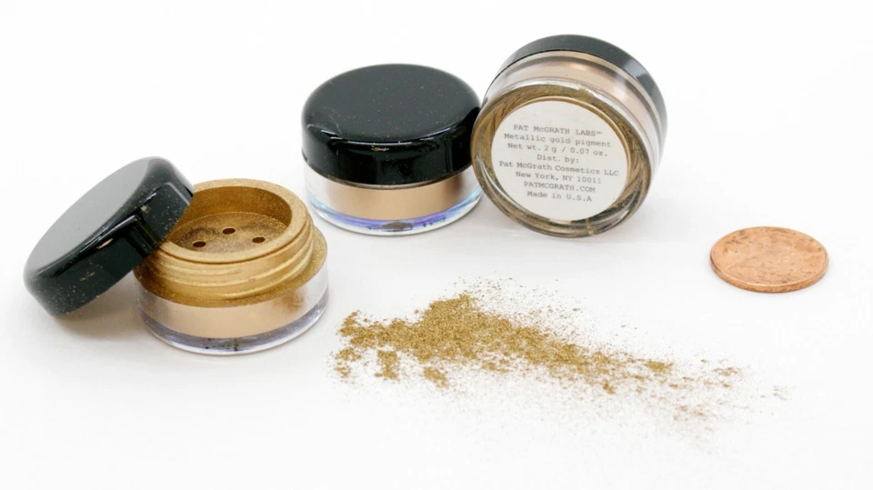 NEW | 3 X Pat McGrath Labs METALLIC GOLD pigment 0.07 oz 2 g SEALED FREESHIPPING - Image 4 of 4