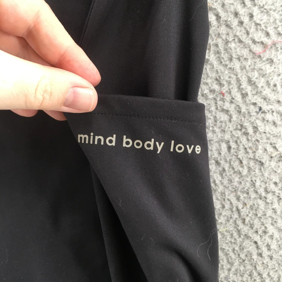 Peace Love World Ropa Activa Leggings Mujer Medianos (Actual 26X23) Negro Pull On Foto 4 de 4