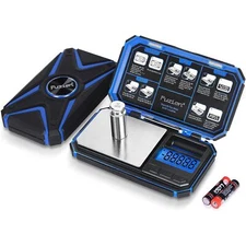 Fuzion TU-X Digital Pocket Scale, 200g/0.01g Gram Scale with 6 Units for Pers...