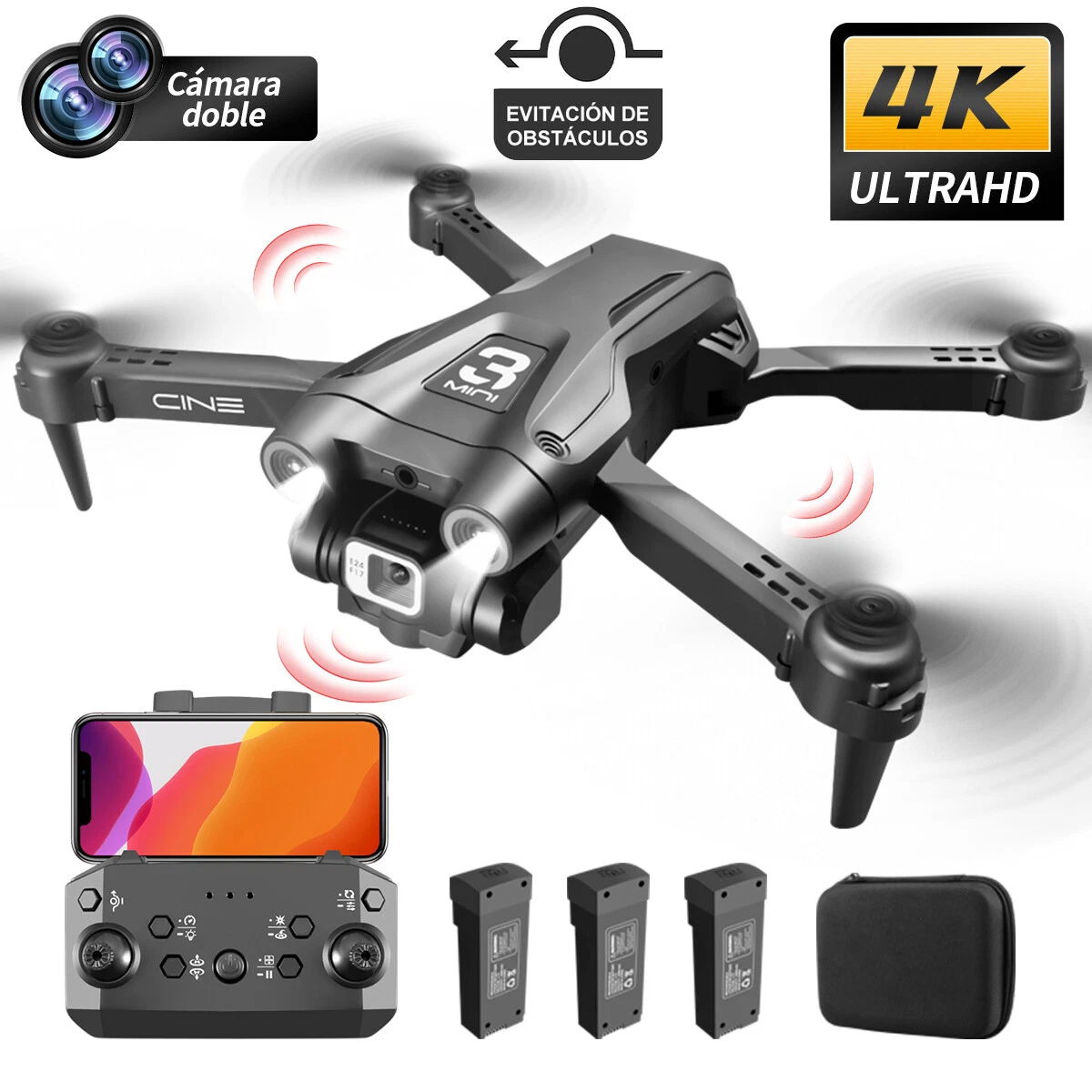 BL2CESC1B-CAMALL-Drone P8 8K avec ESC HD, Caméra pour Touristes, Wifi