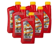 Schaeffer's Oil Micron Moly #110 SAE 30 Racing Oil w/ Zinc (6 Quarts) #11030