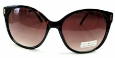 Tommy Hilfiger Breeda Woman Sunglasses Cat Eye Gold & Brown Tortoise 