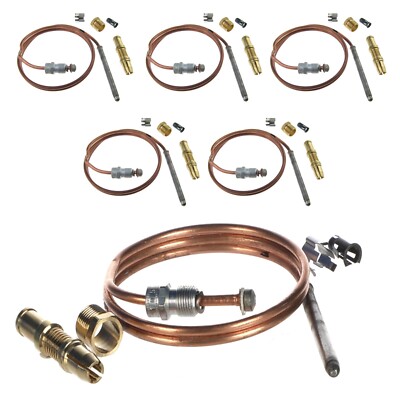 GROSSPACKUNG 6 x PACKUNG ROBERTSHAW THERMOELEMENTE IMPERIAL USA OFENBEREICHE 24 ZOLL LANG 600 mm