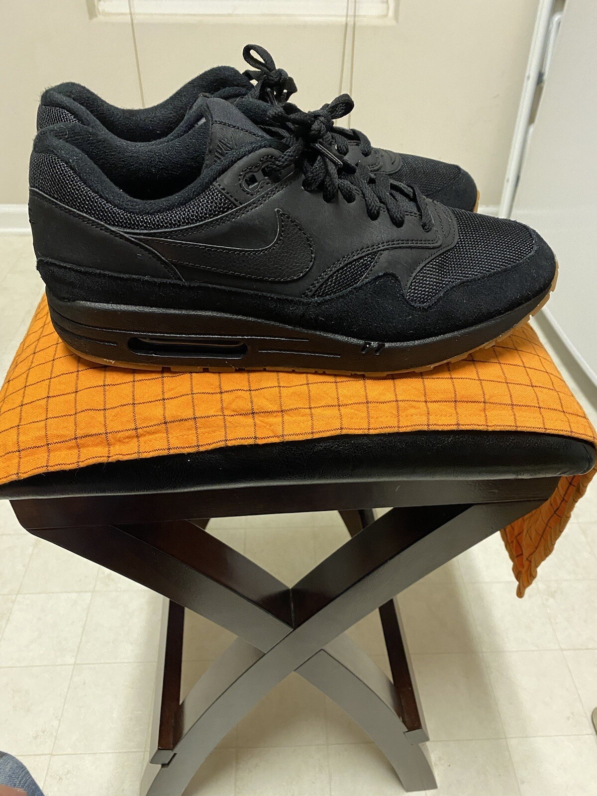 Size 12 - Nike Air Max 1 Black Gum 2018 for sale online | eBay