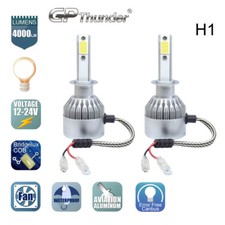 Gp Thunder Cree Led Headlight H1 6000k Low High Beam Fog Drl Bulb White Fan