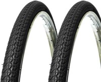 Paar Reifen 26 X 1 3/8 Pneumatisch FüR Fahrrad City Bike Holland