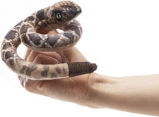 Folkmanis Mini Rattlesnake Finger Puppet