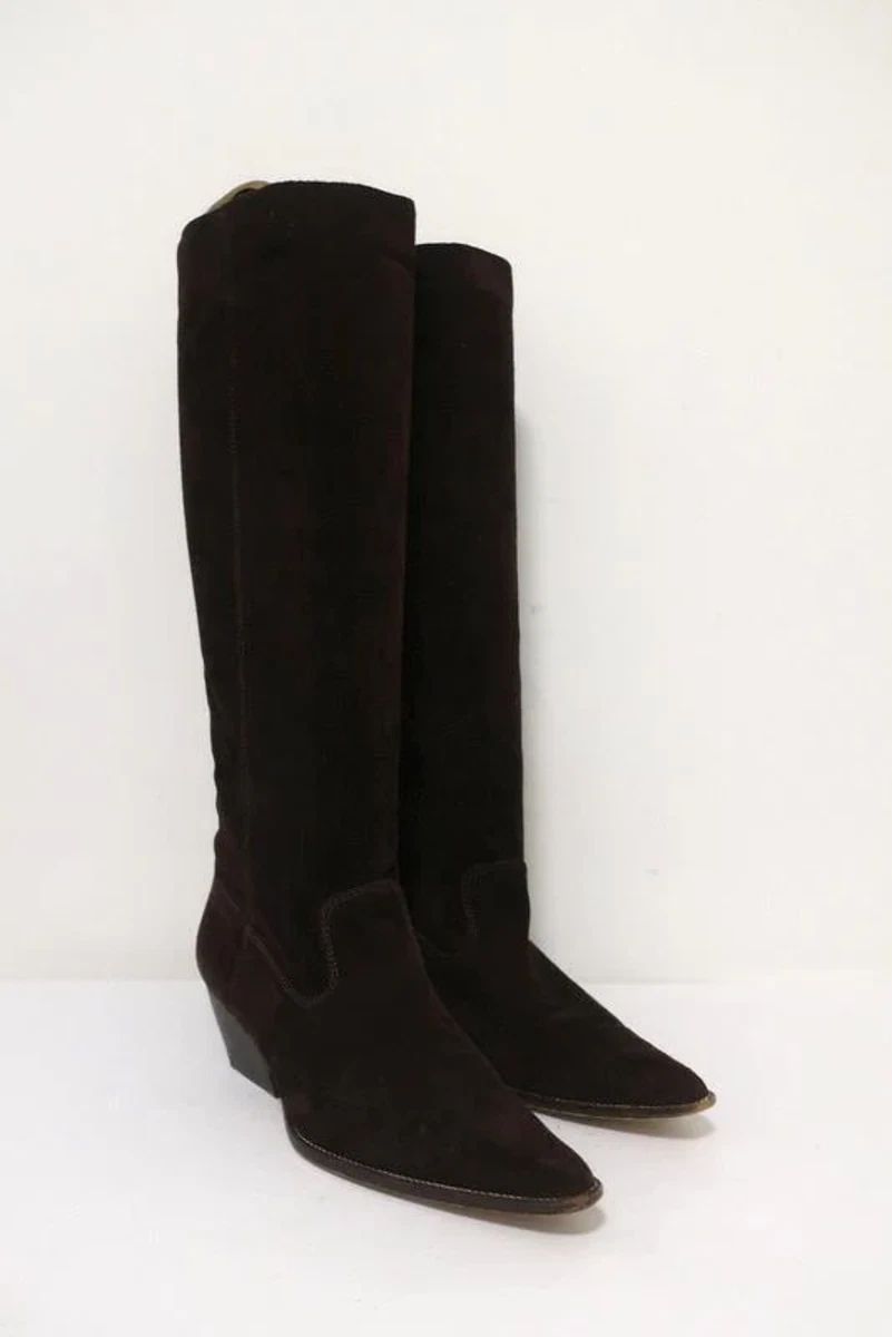 Michael kors clearance dark brown boots