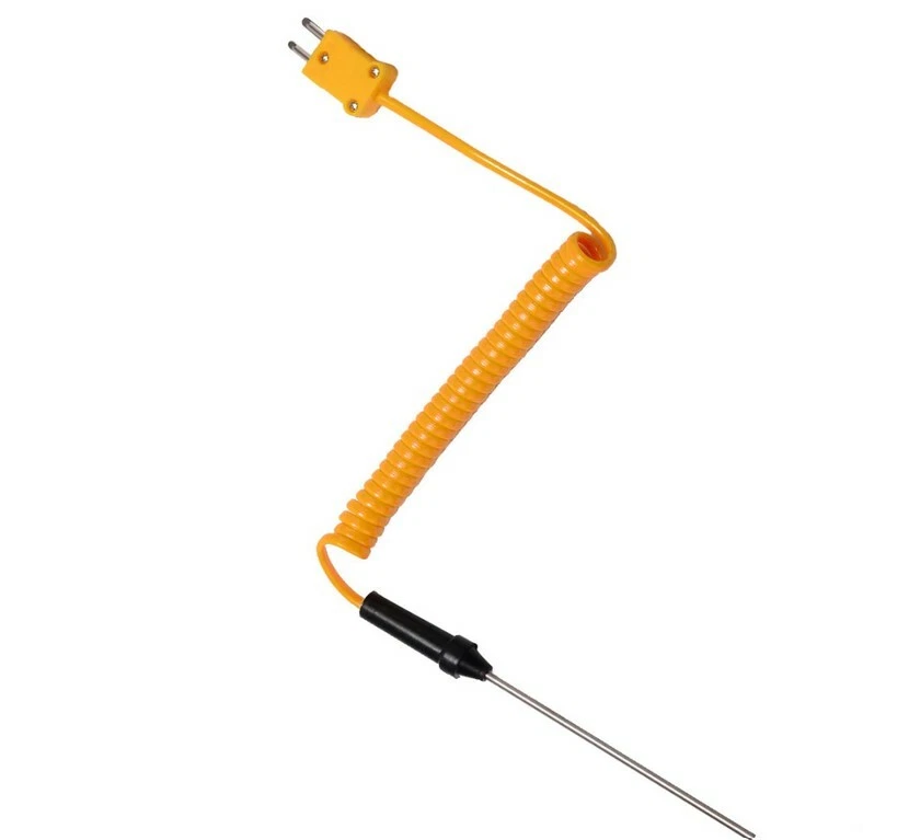 SONDA TERMOCOPPIA TIPO K -50  1200° A MANO LUNGA 100 MM  misura precisione - Immagine 3 di 4