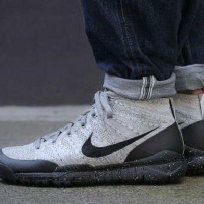 nike flyknit chukka fsb black