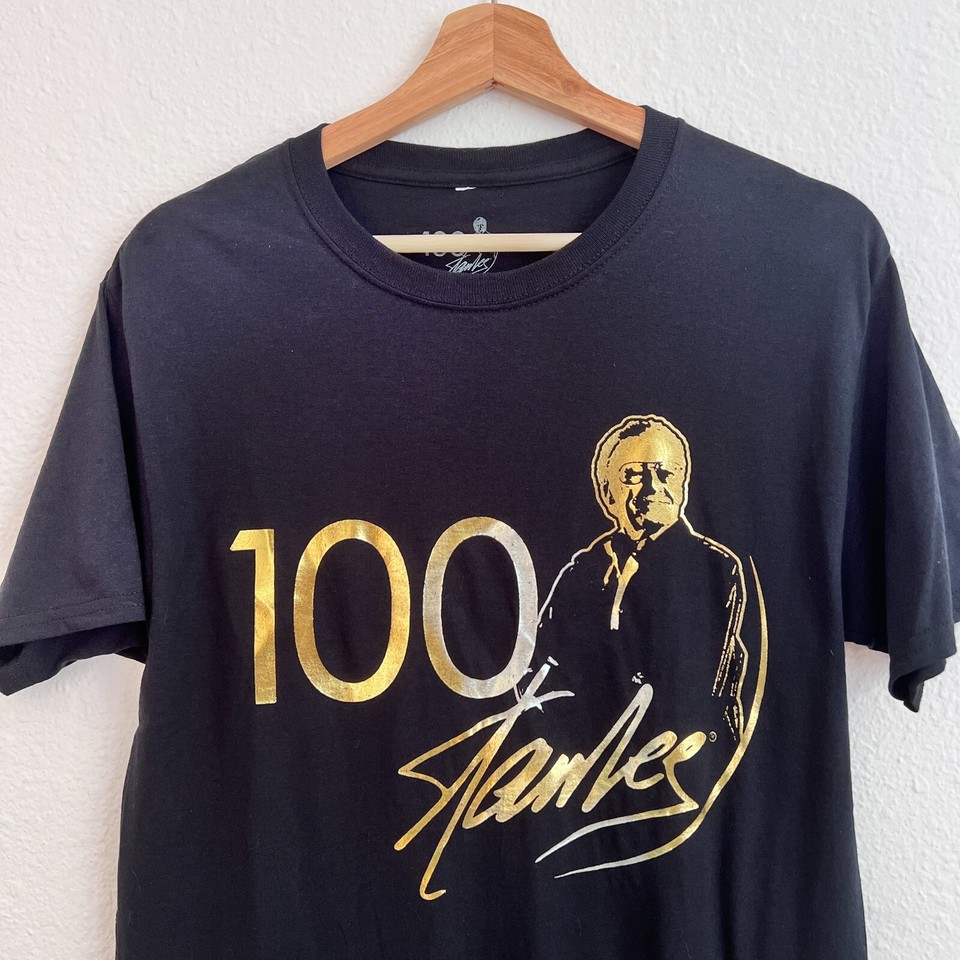 new-legion-m-stan-lee-centennial-gold-foil-100-logo-tee-shirt-limited