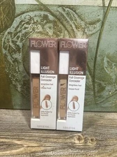 FLOWER BEAUTY Light Illusion Full Coverage Concealer [SELECT your SHADE] 2 Pc