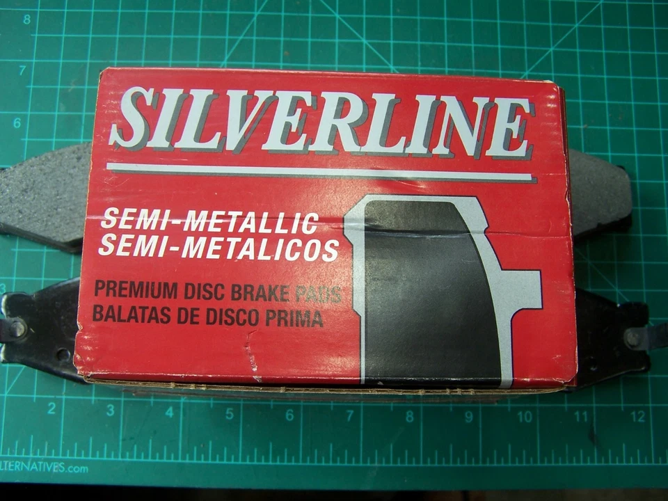 银线 MD266 半金属优质碟刹垫适用于 84-97 日产前部 — 第 2/4 张图片