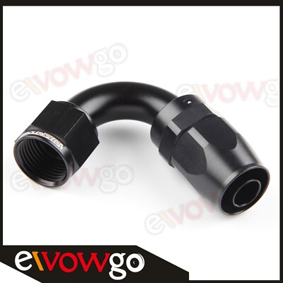 US 120/150/180 Degree -4AN 8AN 8AN 10AN Fuel Oil Hose End Swivel Fitting Adapter