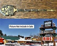Vintage Golden Nugget Saloon Bar Irish Hills Mi Swizzle Cocktail Drink Stick (E)