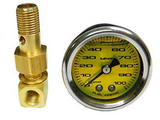 Vms Honda Acura 1 12 100psi Yellow Fuel Pressure Gauge Liquid Filled 18 Npt Vms Honda Acura 1 12 100psi Yellow Fuel Pressure Gauge Liquid Filled 18 Npt