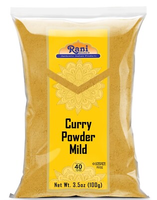 Rani Curry Powder Mild (10-Spice Authentic Indian Blend) 3.5oz (100g)