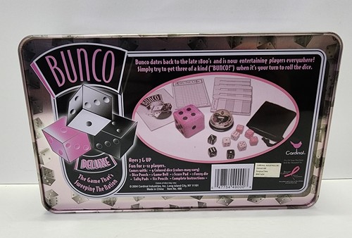 Cardinal Games Bunco Deluxe Roll The Dice Beat The Odds Dice Game 2005 gm854 - Foto 2 di 3