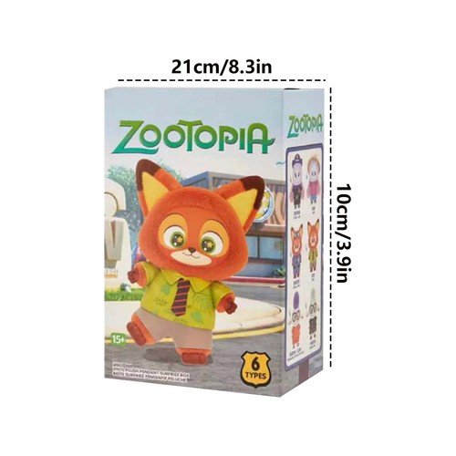 MINISO Zootopia Series Blind Box vinyl Plush Figure Toy Doll New In stock - Picture 2 of 13