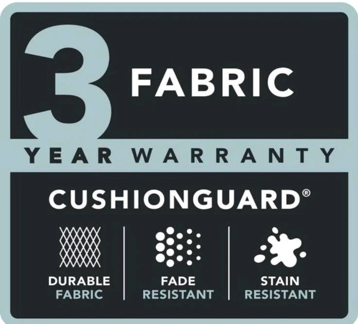 Hampton Bay Park prados vime branco pátio externo otomano com almofada - Imagem 2 de 4