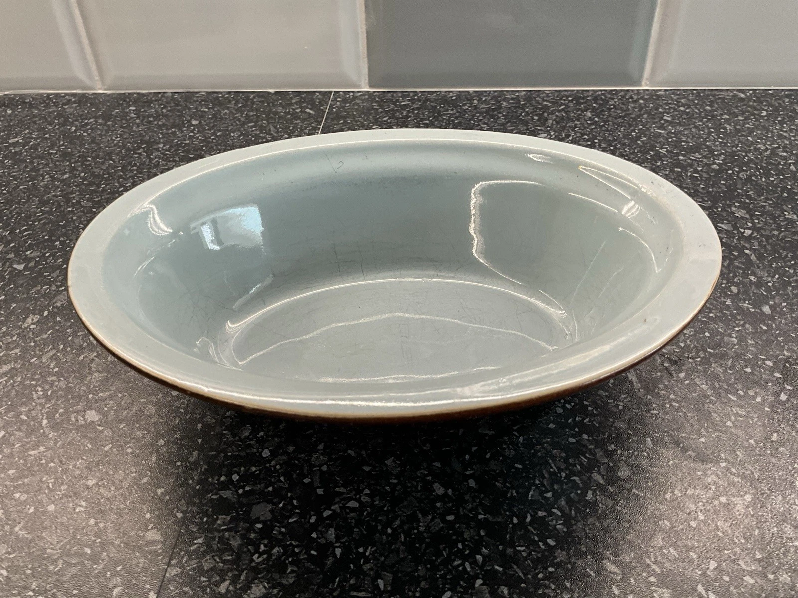 Denby Homestead Brown - Oval Pie Dish 22.5 cm x 17.5 cm