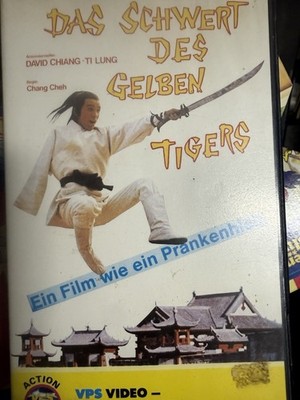 das schwert des gelben tigers Vhs Vps Original