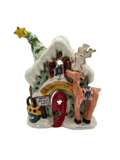 Blue Sky Rudolph’s Place Candle House Christmas Candle Tea Light House