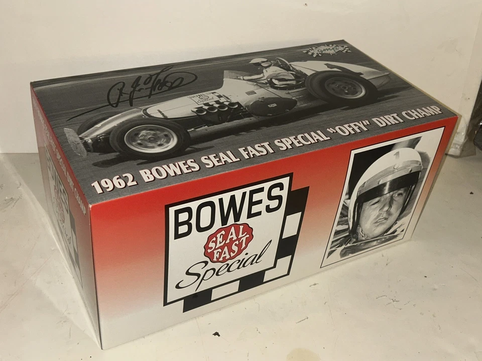 Vintage A.J. Foyt 1962 GMP Bowes Seal Fast Special Offenhauser Dirt Champ 1/12 - Image 2 of 4