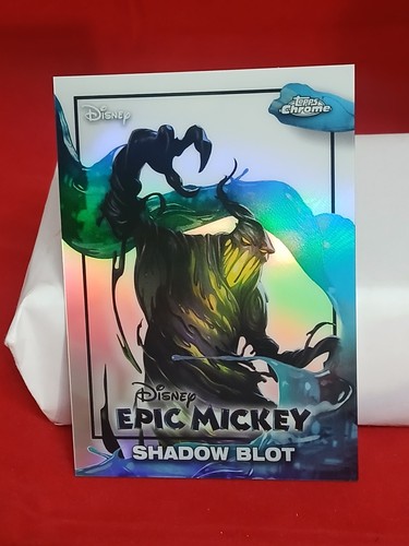 2026 Topps Chrome Neon Disney Epic Mickey Shadow Blot EM-25