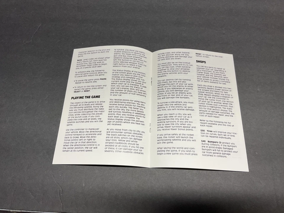 Atari  7800  Fatal Run  Game and Manual  Tested - Image 3 of 4