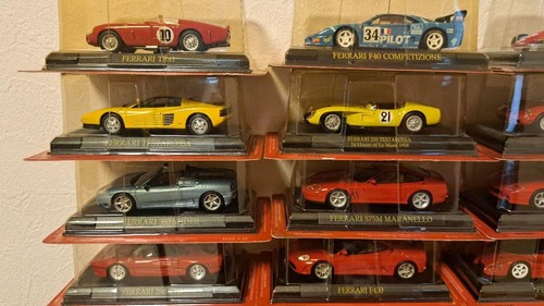 Ferrari miniature car set of 28 cars Hachette #PFHLAL - Picture 11 of 12