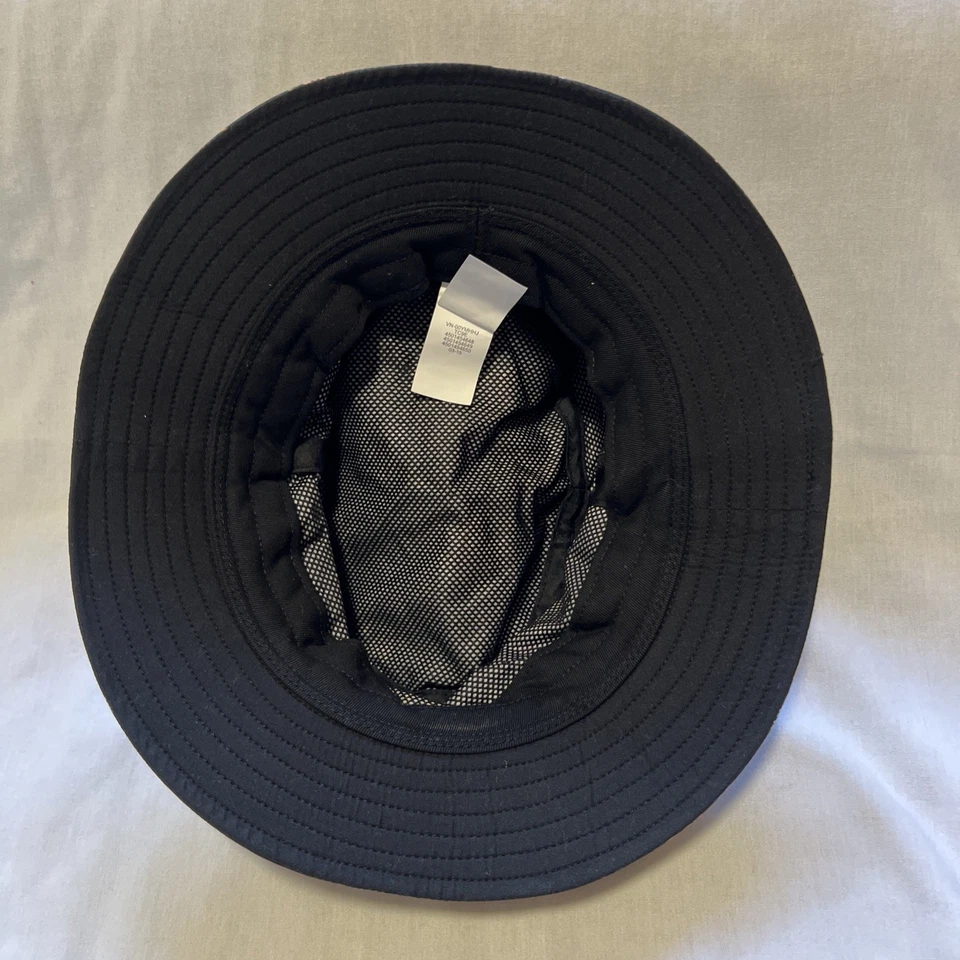Vans Bucket Hat S/M Off The Wall Resort Club Skulls Black Sun Hat - Image 3 of 4