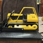 T-9 Tonka Mighty Dozer Yellow Pressed Steel - Restored