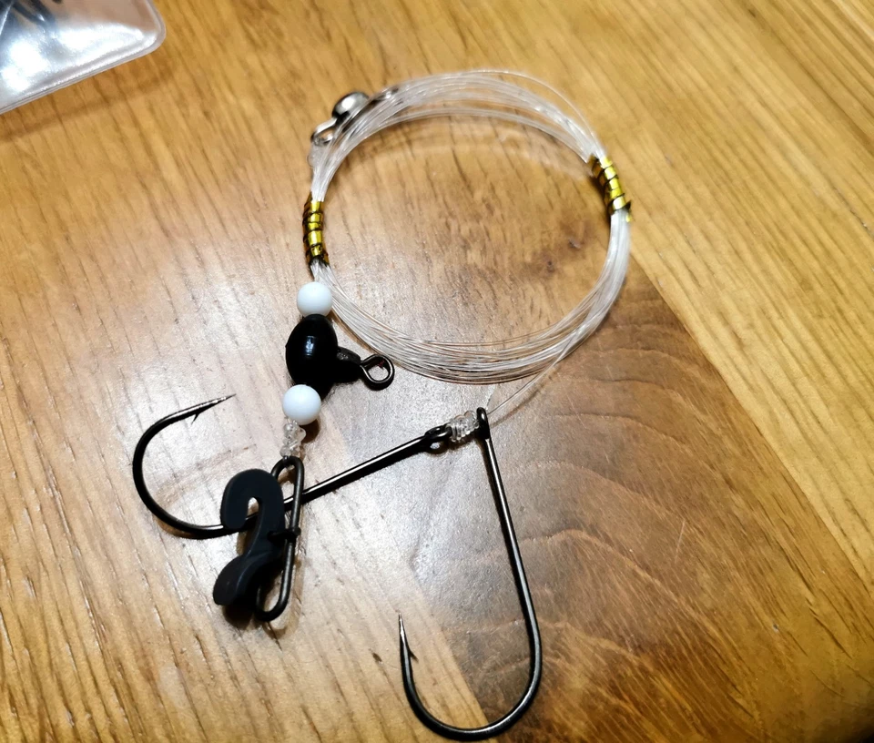 5x Pulley pennel rigs - Sakuma parts & Breakaway imps ii/Koike clips -Tracked 48 — 第 3/4 张图片