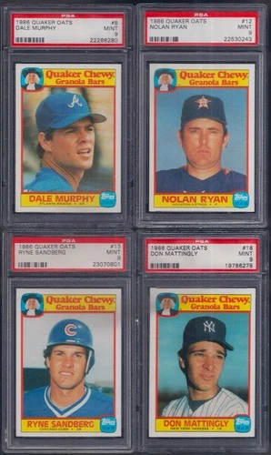 PSA 9 1986 Topps Quaker Oats #12 Nolan Ryan Houston Astros, 1-CARD ONLY