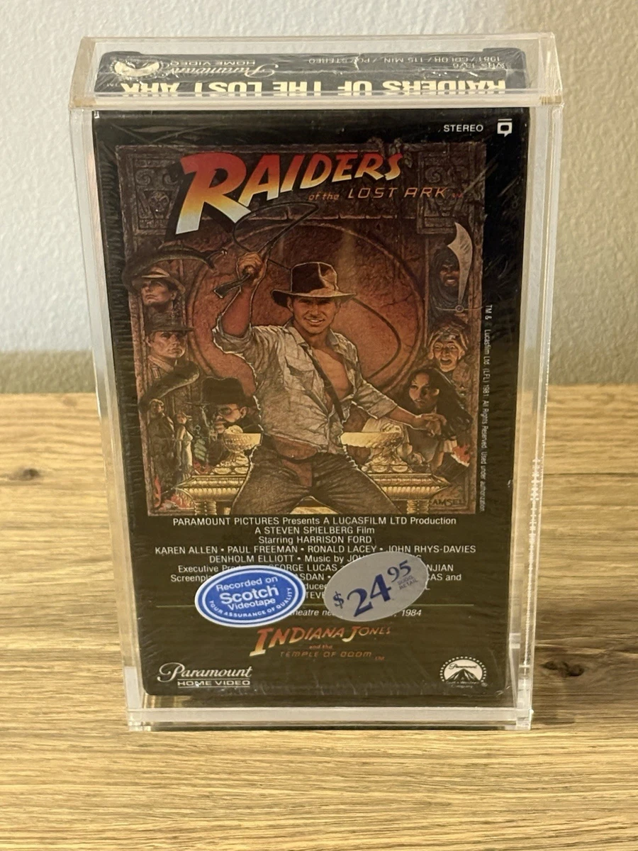 Harrison Ford Raiders of the Lost Ark VHS Tapes for sale | eBay