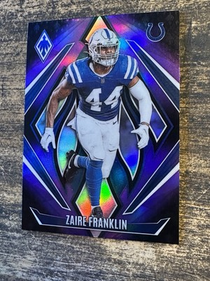 2024 Panini Phoenix - Purple Fade Zaire Franklin #149 Indianapolis