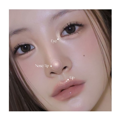 A.CHI Sugar Beam Highlighter 3.5g 01 Heart Berry K-Beauty - Picture 6 of 6