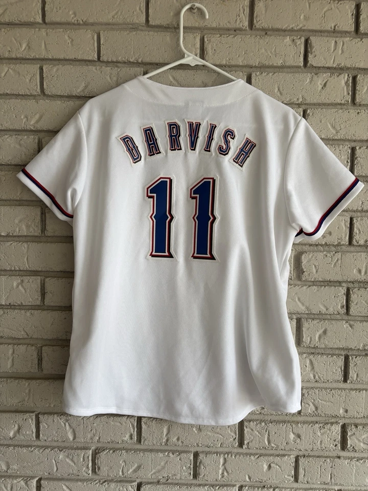 Camiseta Majestic Darvish Texas Rangers Home blanca para mujer XL Foto 2 de 4