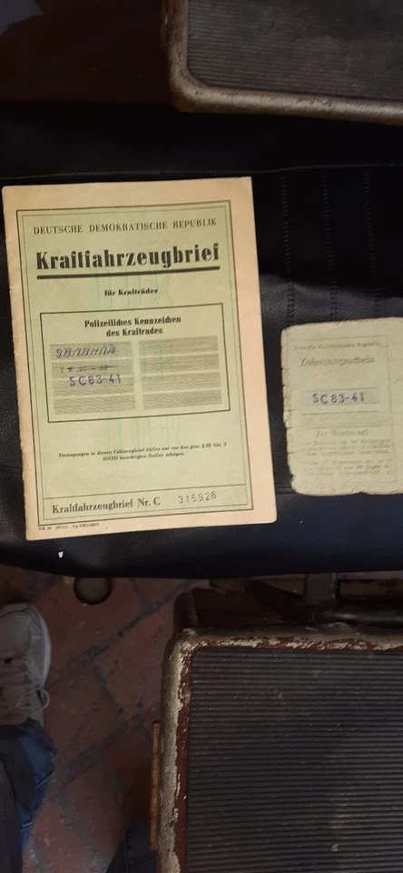 MZ TS 250 nur für Bastler mit Kraftfahrzeugbrief und Zulassung - Bild 3 von 4